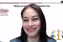 Captura de pantalla de la sesión virtual
