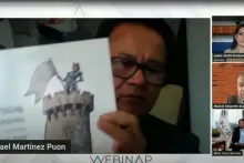 Captura de pantalla de la sesión virtual