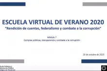 Captura de pantalla de la sesión virtual