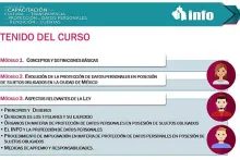Captura de pantalla de la sesión virtual