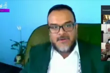 Captura de pantalla de la sesión virtual