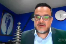 Captura de pantalla de la sesión virtual