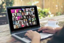Captura de pantalla de la sesión virtual