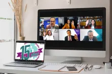 Captura de pantalla de la sesión virtual