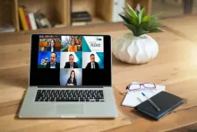 Captura de pantalla de la sesión virtual