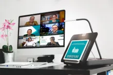 Captura de pantalla de la sesión virtual