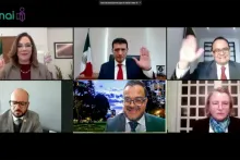 Captura de pantalla de la sesión virtual
