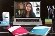 Captura de pantalla de la sesión virtual