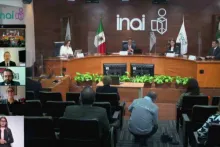 Captura de pantalla de la sesión virtual