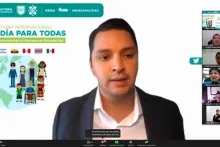 Captura de pantalla de la sesión virtual