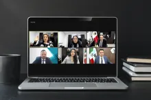 Captura de pantalla de la sesión virtual
