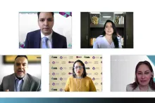 Captura de pantalla de la sesión virtual