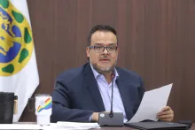 Captura de pantalla de la sesión virtual