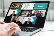 Captura de pantalla de la sesión virtual