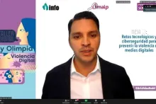 Captura de pantalla de la sesión virtual