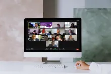 Captura de pantalla de la sesión virtual
