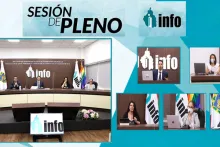 Captura de pantalla de la sesión virtual