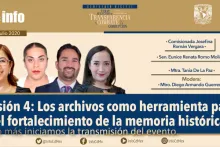 Captura de pantalla de la sesión virtual