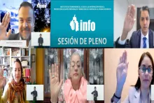 Captura de pantalla de la sesión virtual