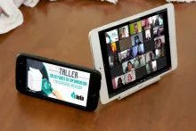 Captura de pantalla de la sesión virtual